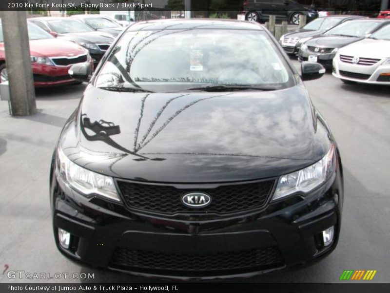 Ebony Black / Black Sport 2010 Kia Forte Koup SX