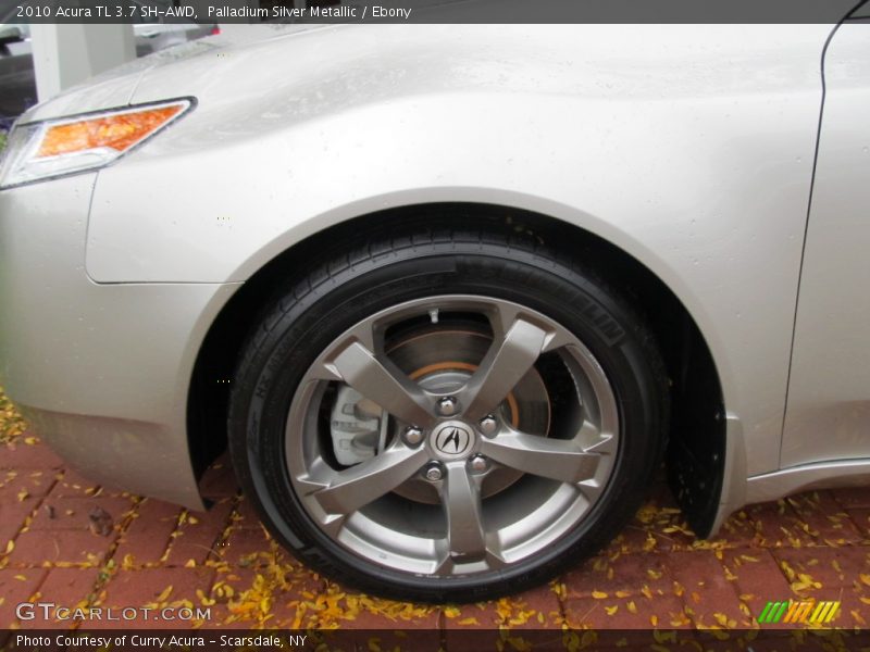 Palladium Silver Metallic / Ebony 2010 Acura TL 3.7 SH-AWD