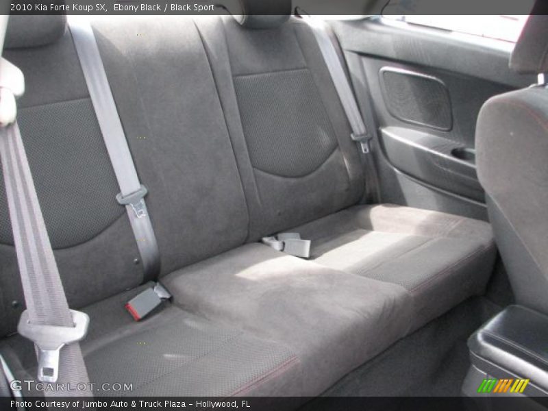  2010 Forte Koup SX Black Sport Interior