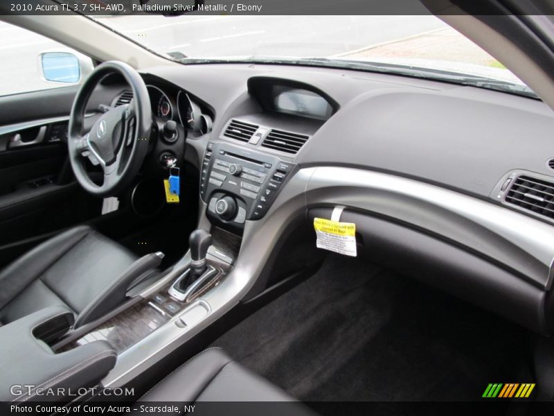 Palladium Silver Metallic / Ebony 2010 Acura TL 3.7 SH-AWD