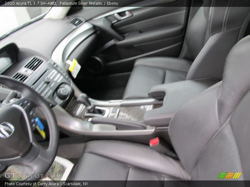 Palladium Silver Metallic / Ebony 2010 Acura TL 3.7 SH-AWD