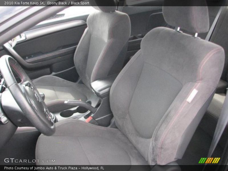 Ebony Black / Black Sport 2010 Kia Forte Koup SX