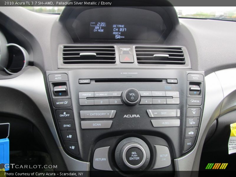 Palladium Silver Metallic / Ebony 2010 Acura TL 3.7 SH-AWD