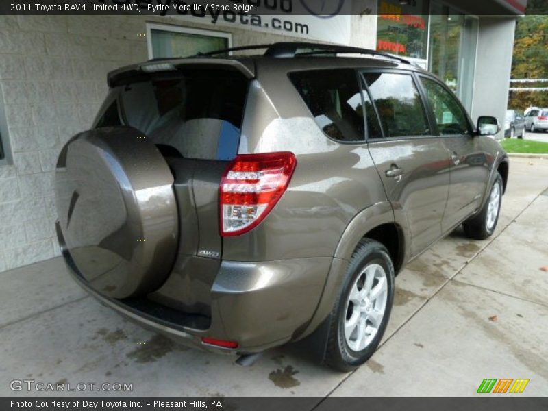 Pyrite Metallic / Sand Beige 2011 Toyota RAV4 Limited 4WD