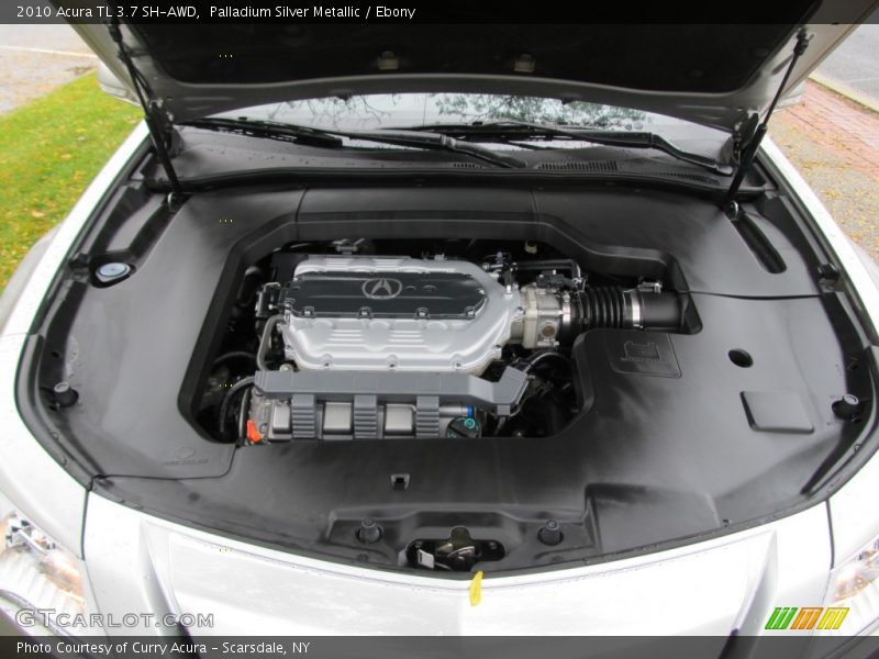 Palladium Silver Metallic / Ebony 2010 Acura TL 3.7 SH-AWD