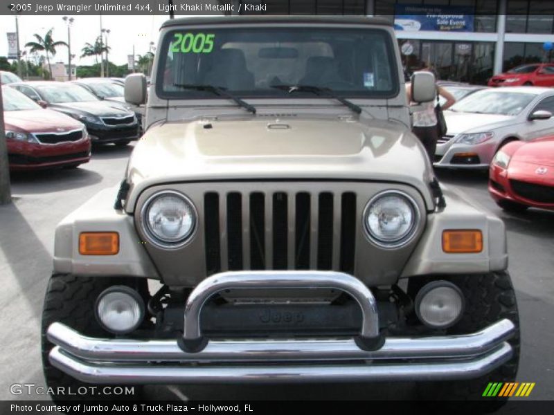 Light Khaki Metallic / Khaki 2005 Jeep Wrangler Unlimited 4x4