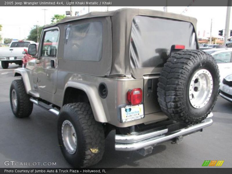 Light Khaki Metallic / Khaki 2005 Jeep Wrangler Unlimited 4x4