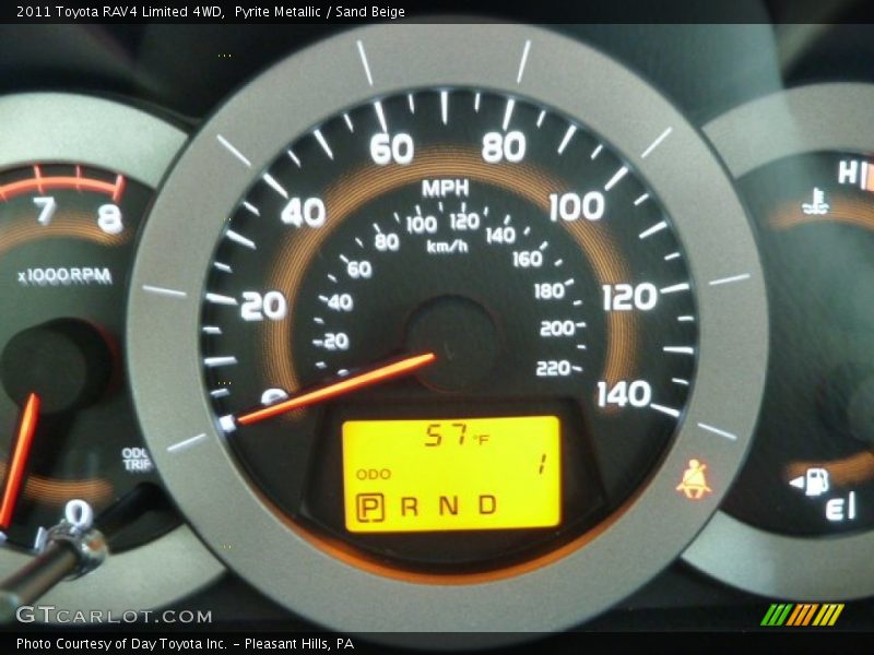 Pyrite Metallic / Sand Beige 2011 Toyota RAV4 Limited 4WD