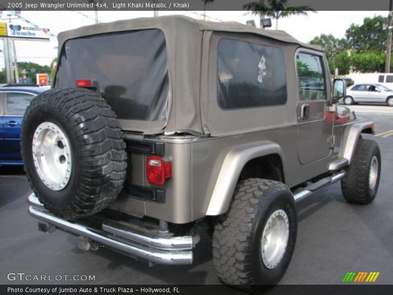 Light Khaki Metallic / Khaki 2005 Jeep Wrangler Unlimited 4x4