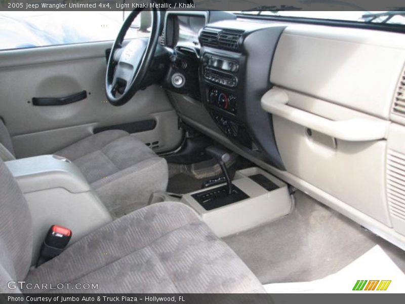 Light Khaki Metallic / Khaki 2005 Jeep Wrangler Unlimited 4x4