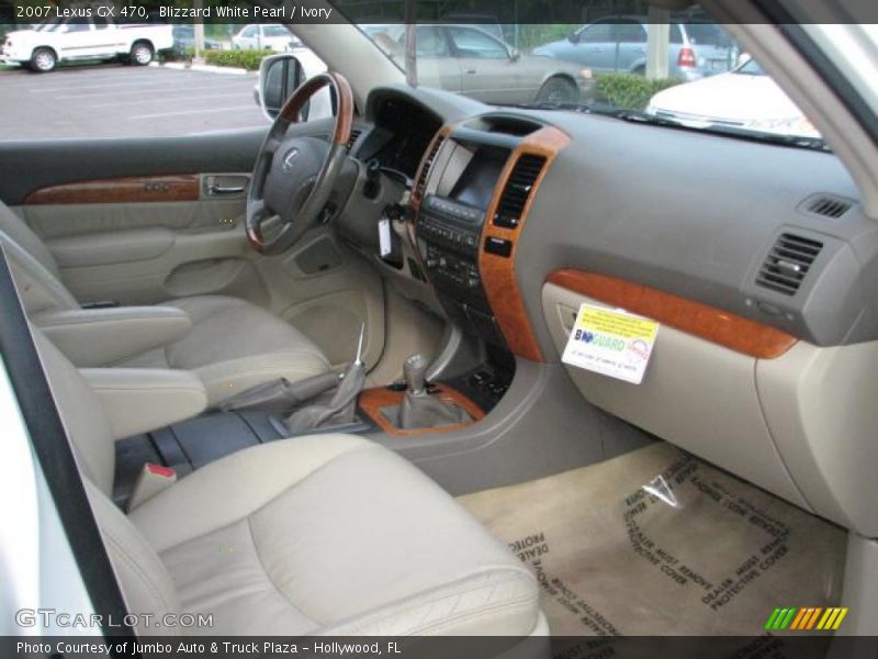 Blizzard White Pearl / Ivory 2007 Lexus GX 470