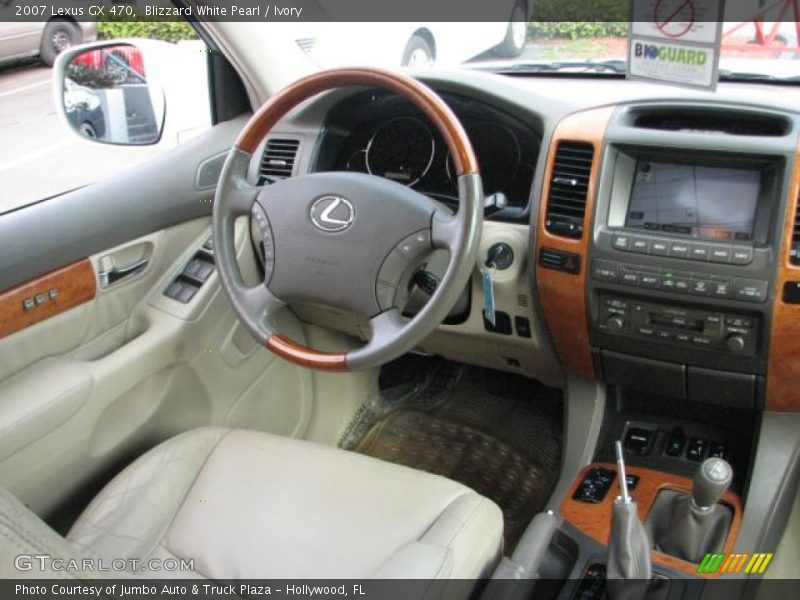 Blizzard White Pearl / Ivory 2007 Lexus GX 470