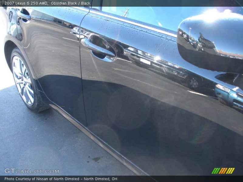 Obsidian Black / Black 2007 Lexus IS 250 AWD