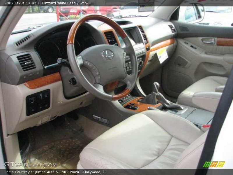 Blizzard White Pearl / Ivory 2007 Lexus GX 470