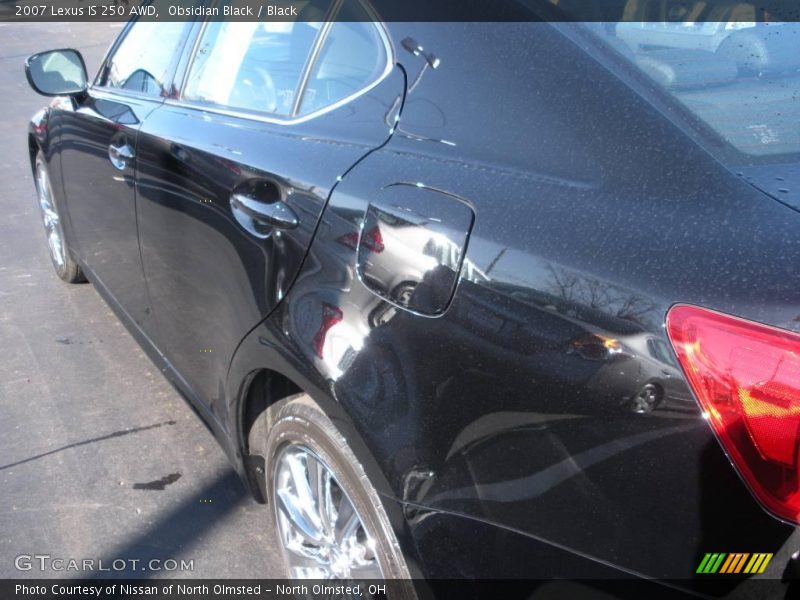 Obsidian Black / Black 2007 Lexus IS 250 AWD