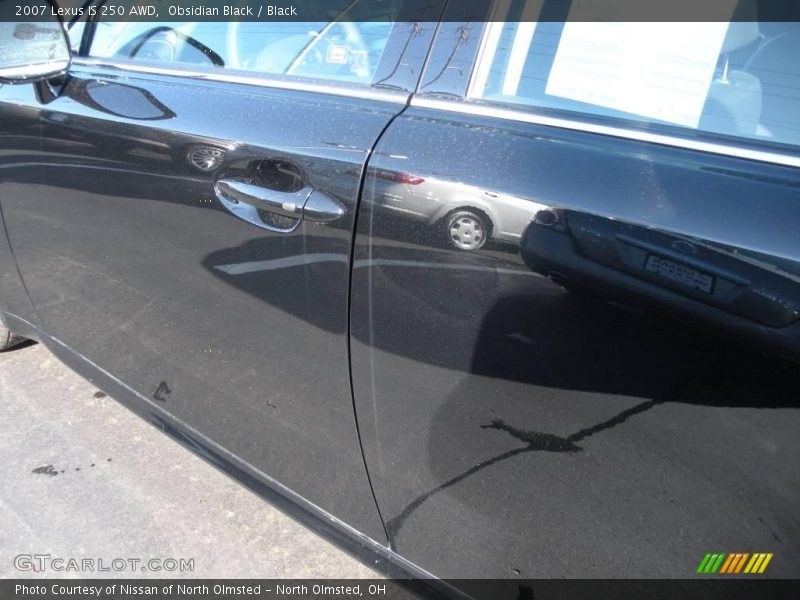 Obsidian Black / Black 2007 Lexus IS 250 AWD