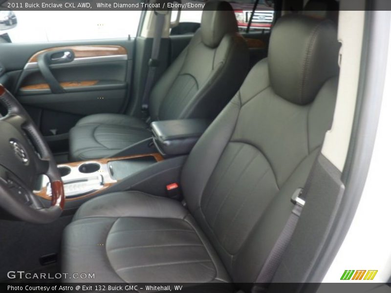 White Diamond Tricoat / Ebony/Ebony 2011 Buick Enclave CXL AWD