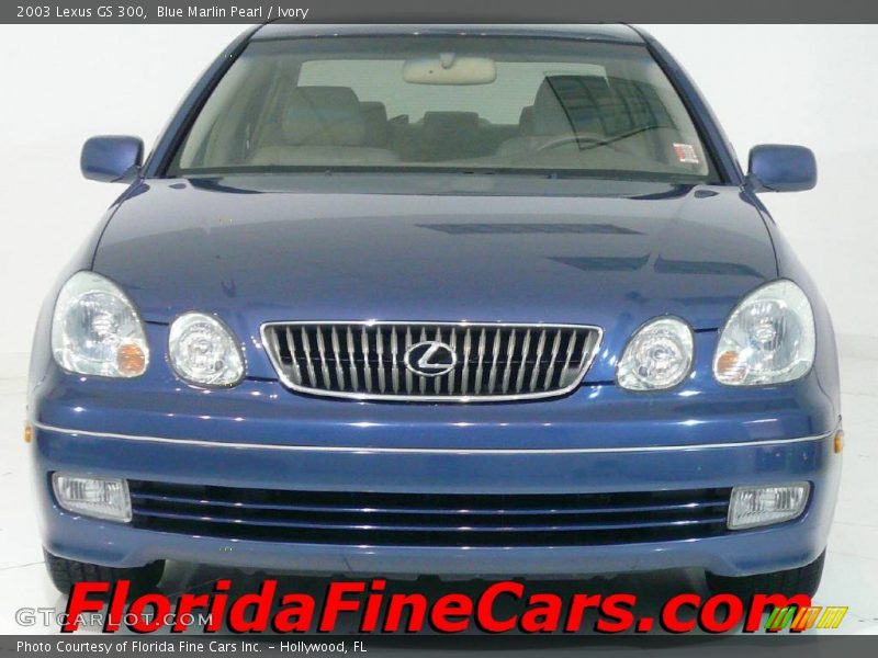 Blue Marlin Pearl / Ivory 2003 Lexus GS 300