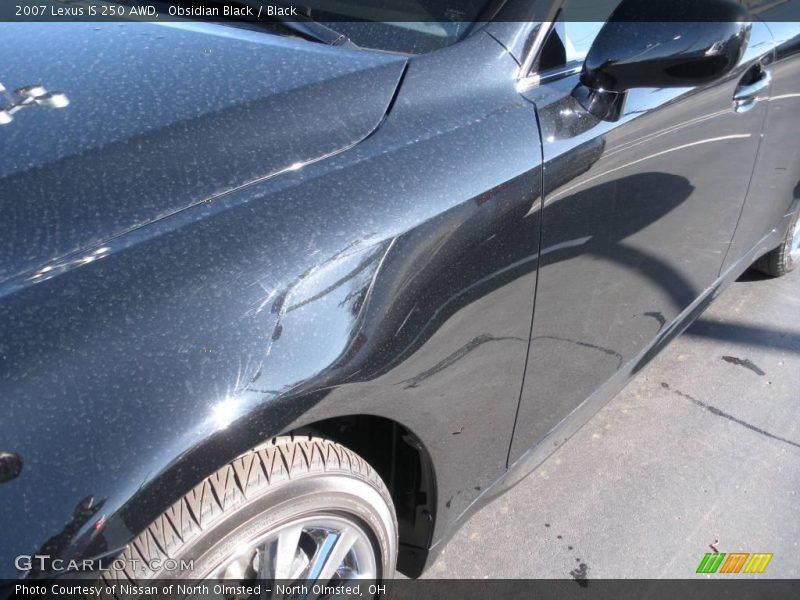 Obsidian Black / Black 2007 Lexus IS 250 AWD