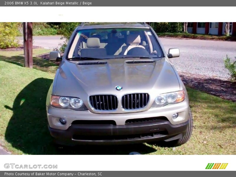 Kalahari Beige Metallic / Beige 2006 BMW X5 3.0i