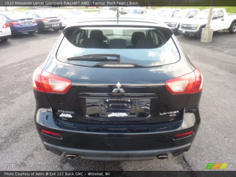Tarmac Black Pearl / Black 2010 Mitsubishi Lancer Sportback RALLIART AWD