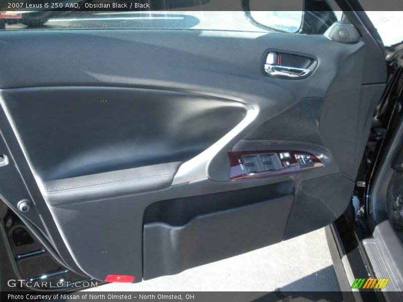 Obsidian Black / Black 2007 Lexus IS 250 AWD