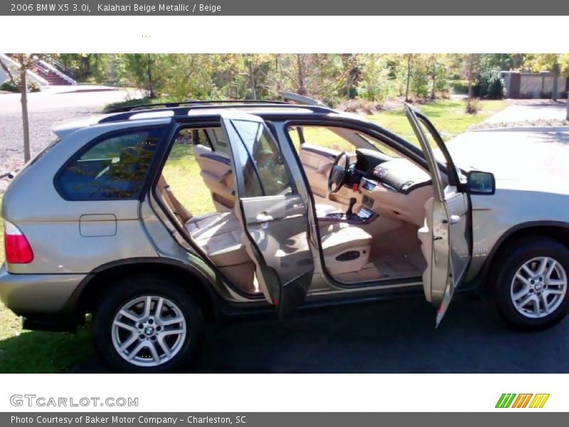 Kalahari Beige Metallic / Beige 2006 BMW X5 3.0i