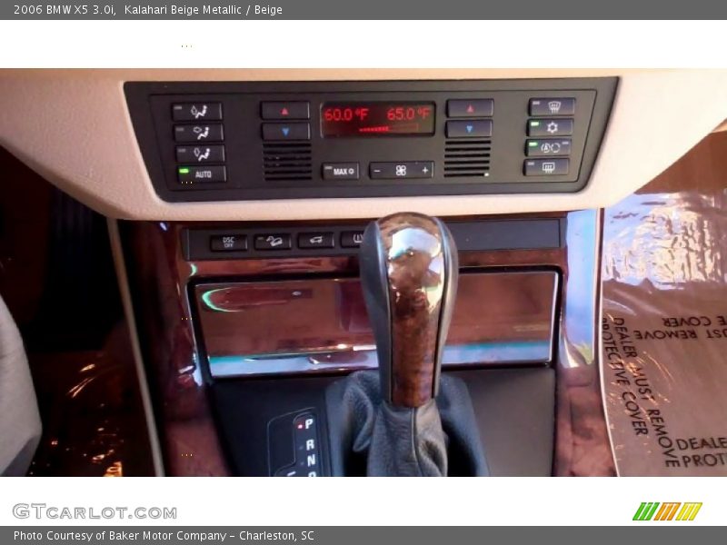 Kalahari Beige Metallic / Beige 2006 BMW X5 3.0i