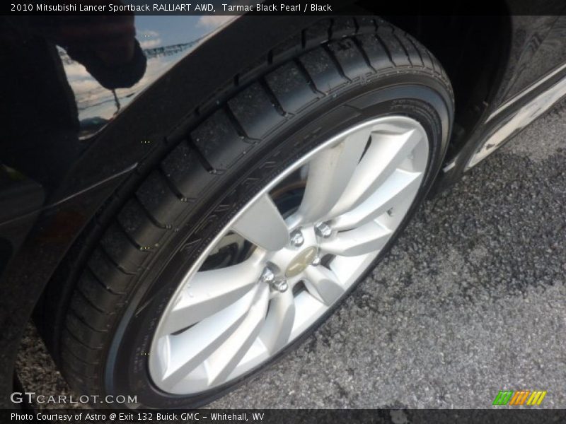 Tarmac Black Pearl / Black 2010 Mitsubishi Lancer Sportback RALLIART AWD