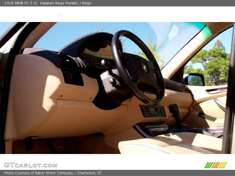 Kalahari Beige Metallic / Beige 2006 BMW X5 3.0i