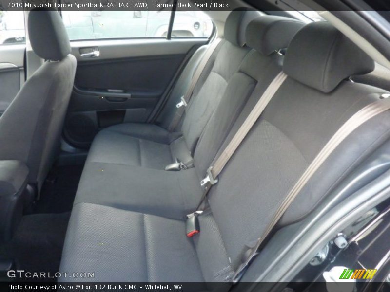 Tarmac Black Pearl / Black 2010 Mitsubishi Lancer Sportback RALLIART AWD