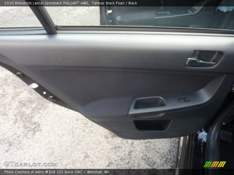 Tarmac Black Pearl / Black 2010 Mitsubishi Lancer Sportback RALLIART AWD