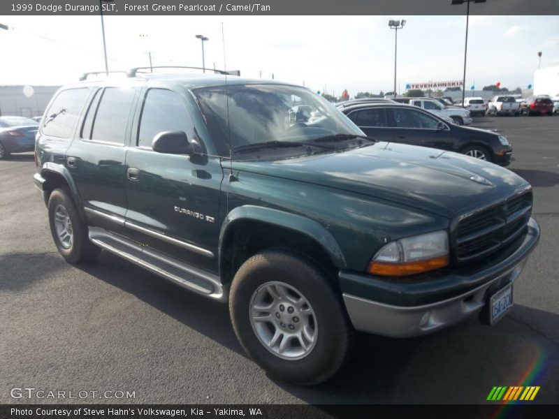Forest Green Pearlcoat / Camel/Tan 1999 Dodge Durango SLT
