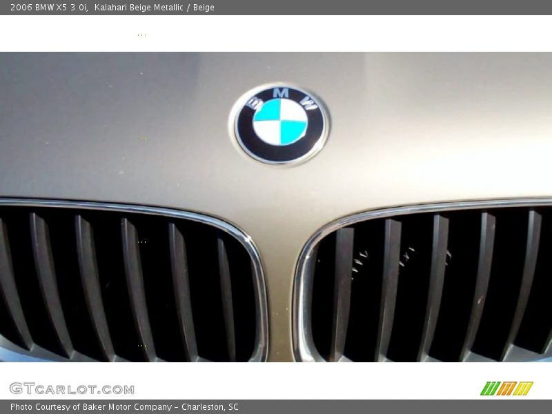 Kalahari Beige Metallic / Beige 2006 BMW X5 3.0i
