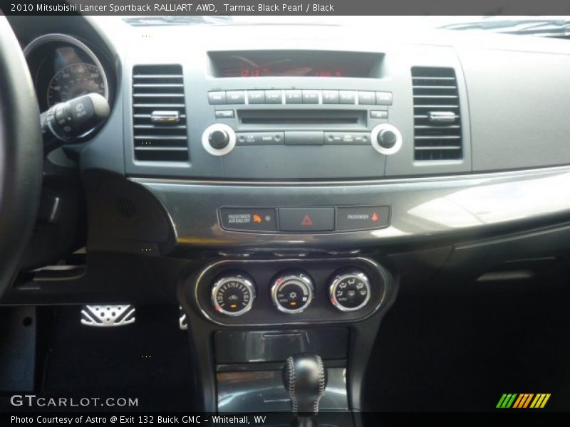 Tarmac Black Pearl / Black 2010 Mitsubishi Lancer Sportback RALLIART AWD