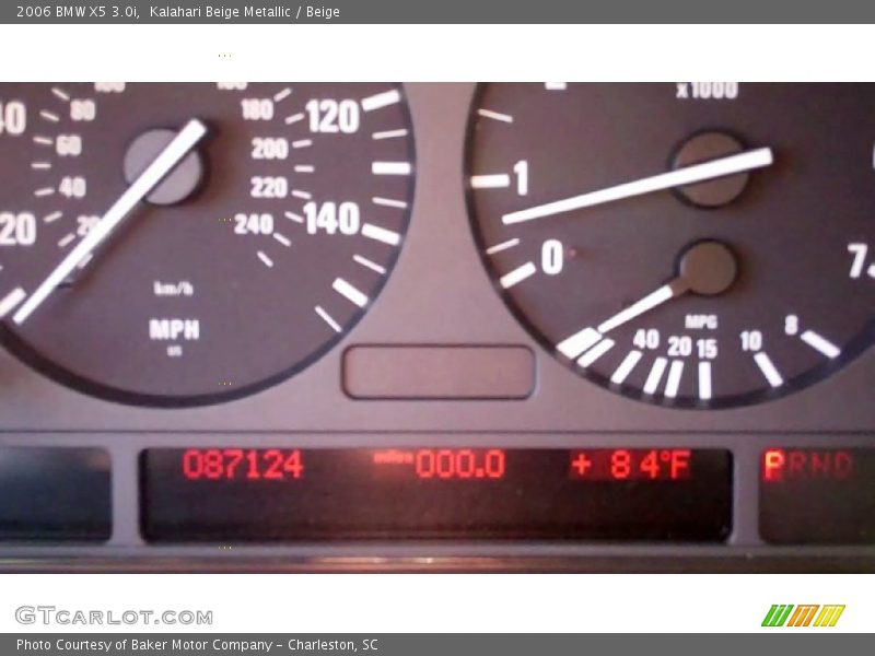 Kalahari Beige Metallic / Beige 2006 BMW X5 3.0i