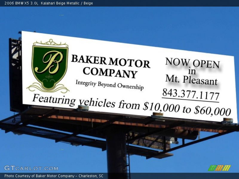 Kalahari Beige Metallic / Beige 2006 BMW X5 3.0i