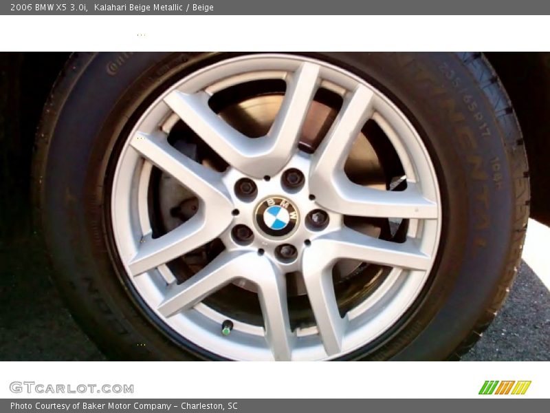 Kalahari Beige Metallic / Beige 2006 BMW X5 3.0i