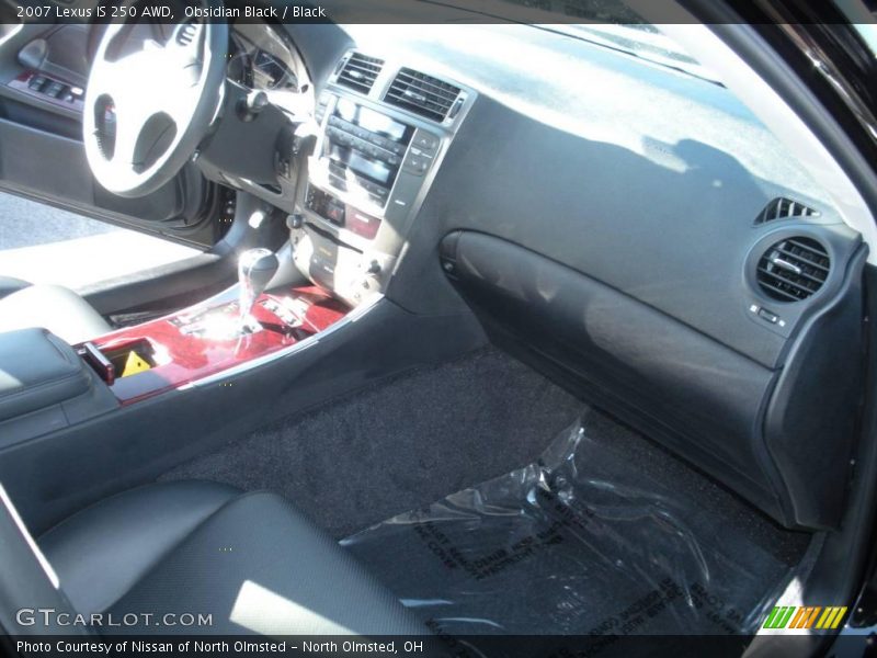 Obsidian Black / Black 2007 Lexus IS 250 AWD