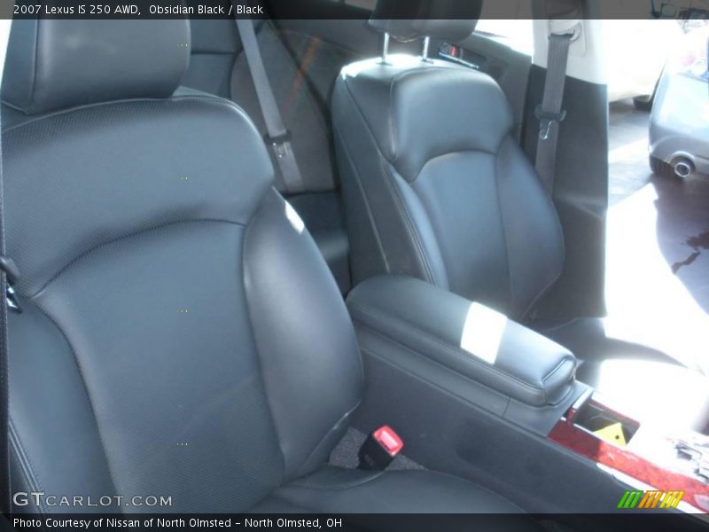 Obsidian Black / Black 2007 Lexus IS 250 AWD