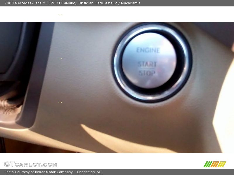 Obsidian Black Metallic / Macadamia 2008 Mercedes-Benz ML 320 CDI 4Matic
