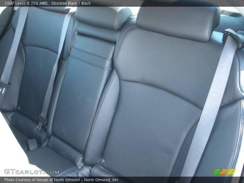 Obsidian Black / Black 2007 Lexus IS 250 AWD