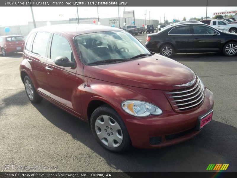 Inferno Red Crystal Pearl / Pastel Slate Gray 2007 Chrysler PT Cruiser