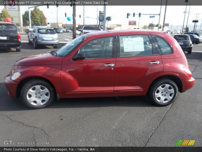 Inferno Red Crystal Pearl / Pastel Slate Gray 2007 Chrysler PT Cruiser