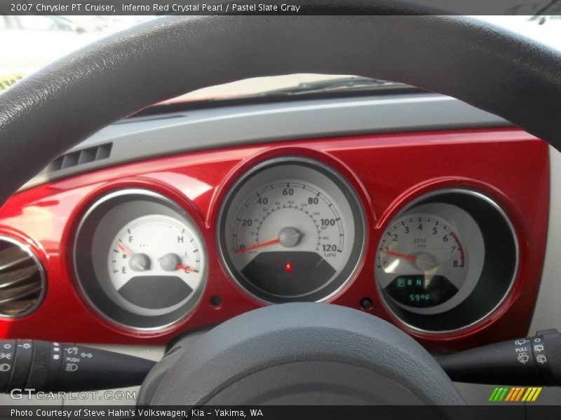 Inferno Red Crystal Pearl / Pastel Slate Gray 2007 Chrysler PT Cruiser