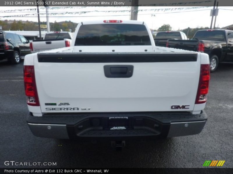 Summit White / Ebony 2012 GMC Sierra 1500 SLT Extended Cab 4x4