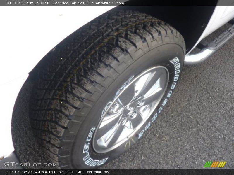 Summit White / Ebony 2012 GMC Sierra 1500 SLT Extended Cab 4x4