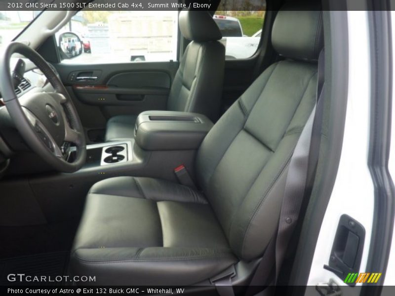 Summit White / Ebony 2012 GMC Sierra 1500 SLT Extended Cab 4x4