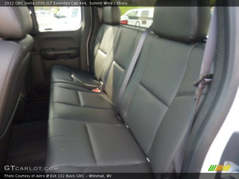 Summit White / Ebony 2012 GMC Sierra 1500 SLT Extended Cab 4x4