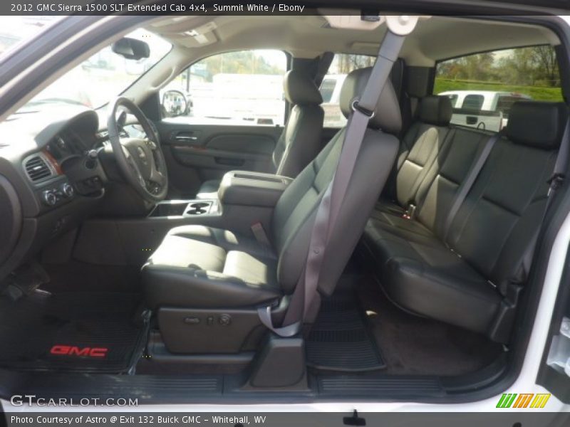 Summit White / Ebony 2012 GMC Sierra 1500 SLT Extended Cab 4x4